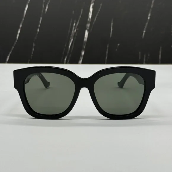 NEW GG1550SK 001 GUCCI BLACK GREY SQUARE WOMEN GUCCI SUNGLASSES - Picture 5 of 12